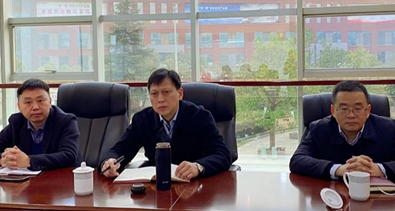 陈铭到乐宝体育集团开展“助企开门红”活动